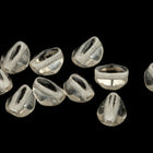 5mm Transparent Gray Three Sided Pinch Bead (30 Pcs) #UPG239