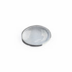 6mm x 8mm Transparent Gray Flat Oval Bead (25 Pcs) #UPG240
