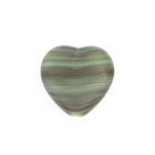 10mm Matte Gray Swirl Heart Bead (10 Pcs) #UPG243