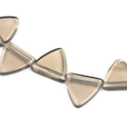 12mm Transparent Gray Triangle Bead (8 Pcs) #UPG245