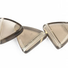12mm Transparent Gray Triangle Bead (8 Pcs) #UPG245