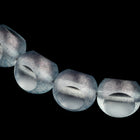 10mm Crystal/Montana Luster Three Sided Bead (4 Pcs) #UPG247
