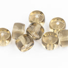 7mm Black Diamond Drum Bead (12 Pcs) #UPG250