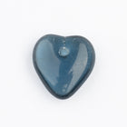 12mm Montana Blue Heart Pendant (6 Pcs) #UPG253