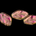 8mm x 12mm Crystal/Vitrail Medium Leaf Bead (4 Pcs) #UPG262