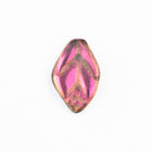 8mm x 12mm Crystal/Vitrail Medium Leaf Bead (4 Pcs) #UPG262