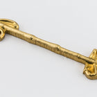 23mm Raw Brass Ski Pole #162A-General Bead