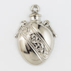 20mm Silver Decorative Vessel Charm #168C-General Bead