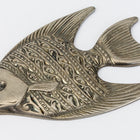 40mm Antique Silver Left Facing Angelfish Charm #2070B-General Bead