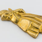 21mm Raw Brass Dutch Girl Charm #2154A-General Bead