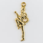 22mm Gold Majorette Charm (2 Pcs) #227A-General Bead