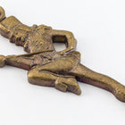 22mm Antique Brass Majorette Charm (2 Pcs) #227C-General Bead