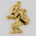 20mm Gold Tone Dancing Monkey #5451A-General Bead