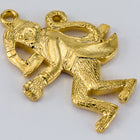 20mm Gold Tone Dancing Monkey #5451A-General Bead