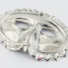 30mm Silver Half Mask #647A-General Bead