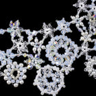 Snow and Ice Crystal Lace Necklace-General Bead