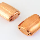 30mm Copper Trapezoid 2 Hole Bead (2 Pcs) #WMS017-General Bead