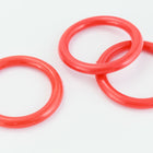 28mm Opaque Red Lucite Ring (2 Pcs) #WMS035-General Bead