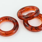 25mm Tortoiseshell Lucite Ring (2 Pcs) #WMS036-General Bead