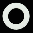 37mm White Lucite Open Circle (2 Pcs) #WMS037-General Bead