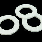 37mm White Lucite Open Circle (2 Pcs) #WMS037-General Bead