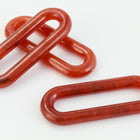 48mm x 18.5mm Milky Tortoiseshell Lucite Oval Ring (2 Pcs) #WMS038-General Bead