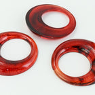 35mm Tortoiseshell Lucite Pirate Hoop (2 Pcs) #WMS042-General Bead
