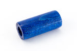 10mm x 25mm Blue Wood Tube Bead (5 Pcs) #WOOD003-General Bead