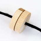 4mm x 19mm Natural Wood Disk Bead (5 Pcs) #WOOD020-General Bead