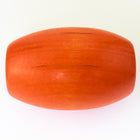 35mm x 53mm Orange Wood Barrel Bead #WOOD031-General Bead