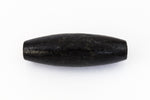 18mm x 50mm Black Wood Tube Bead (2 Pcs) #WOOD035-General Bead