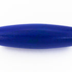 18mm x 50mm Blue Wood Tube Bead (2 Pcs) #WOOD038-General Bead