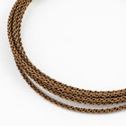 Artistic Wire. Antique Brass 12 Gauge Round Braid Wire -5 Ft (6 Packs, 36 Packs) #WRB007
