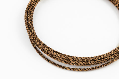 Artistic Wire. Brass 10 Gauge Round Braid Wire -2.5 Ft (6 Packs, 36 Packs) #WRB017