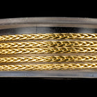 Artistic Wire. Brass 14 Gauge Square Braid Wire -2.5 Ft #WRB019