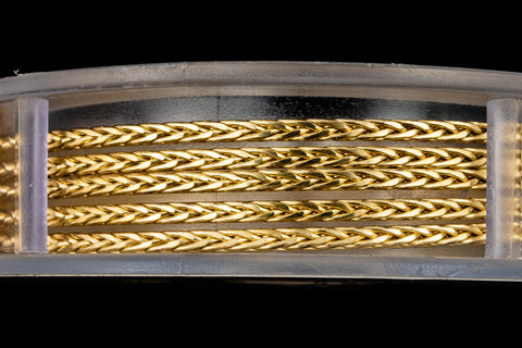Artistic Wire. Brass 14 Gauge Square Braid Wire -2.5 Ft #WRB019