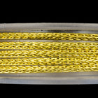 Artistic Wire. Bare Yellow Brass 14 Gauge Square Braid Wire -2.5 Ft (6 Spools, 36 Spools) #WRB022