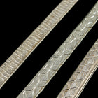 Artistic Wire, Silver Plated Flat Pattern Wire- Geometric, Line & Cross -3 Pcs (10 Packs, 60 Packs) #WRF002
