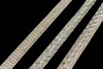 Artistic Wire, Silver Plated Flat Pattern Wire- Geometric, Line & Cross -3 Pcs (10 Packs, 60 Packs) #WRF002