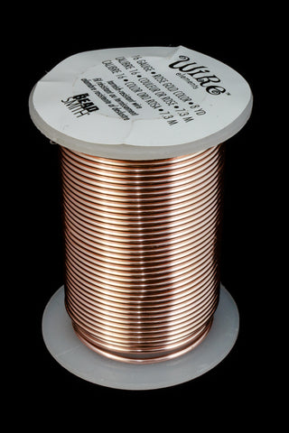 16 Gauge Rose Gold BeadSmith Craft Wire (8 Yards) #WRH507-General Bead