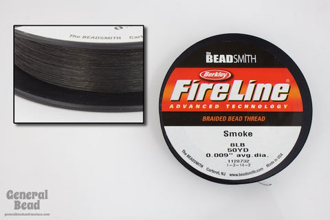 8 Lb. Smoke Fireline 50 Yard Roll #WRK012-General Bead