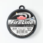 6 Lb. Black Satin Fireline 50 Yard Roll #WRK015