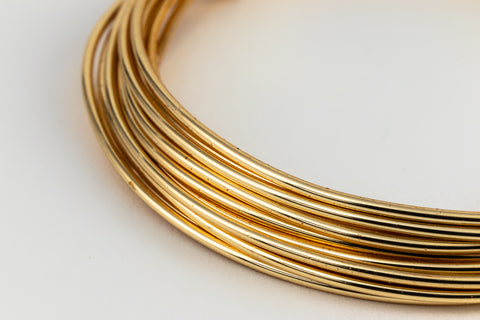 Artistic Wire. Gold 16 Gauge German Style Wire -7.2 Ft #WRQ002