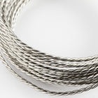 Artistic Wire. Stainless Steel 18 Gauge Twisted Round Wire -2 Yd (12 Spools, 72 Spools) #WRT001