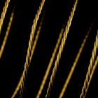 Artistic Wire. Brass 18 Gauge Twisted Round Wire -2 Yd #WRT301