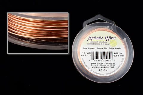 20 Gauge Non Tarnish Copper Artistic Craft Wire (15 Yard) #WSG002-General Bead