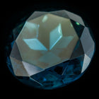 25mm Montana Faceted Point Back Cabochon #XGP007-A-General Bead