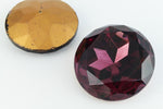 11mm Amethyst Faceted Point Back Cabochon #XGP001-F-General Bead