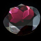 18mm Amethyst Faceted Point Back Cabochon #XGP004-E-General Bead