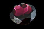 18mm Amethyst Faceted Point Back Cabochon #XGP004-E-General Bead